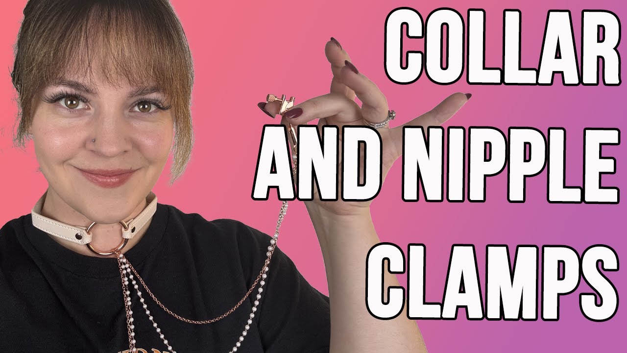 Sex Toy Review - Sportsheets Peaches N Creame Collar with Nipple Clamps