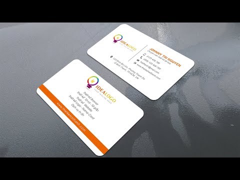 Hướng dẫn thiết kế danh thiếp bằng Photoshop CC2019 | Design Dạo
