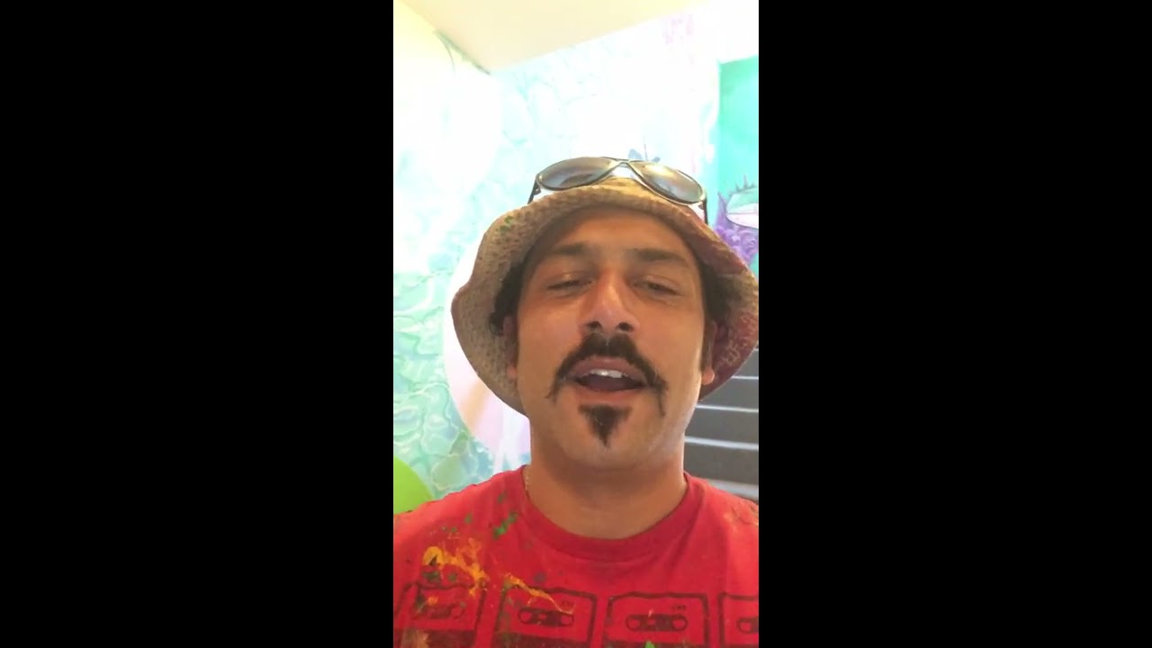 See the Canvas of her MindArtist Kristin Hampton on Wall TV Episode 1 Miami Art Basel Weekend 2017