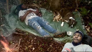 I Slept Outside with NO TENT in the woods