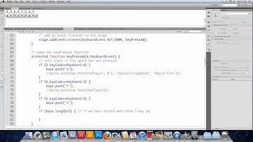 Game Development in AS3 Part 24 - Switch case statements and key combos