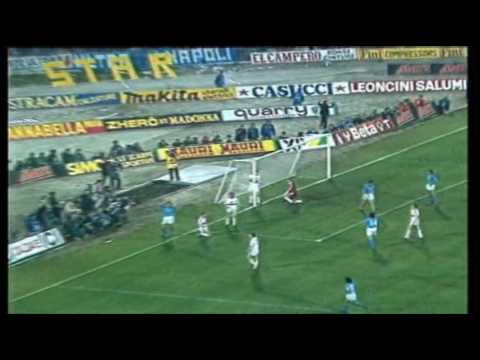 Napoli - Stoccarda 2-1, coppa Uefa 1988-89 - YouTube