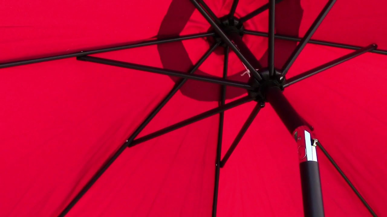 Tourke 9 Foot Patio Table Umbrella Review Youtube