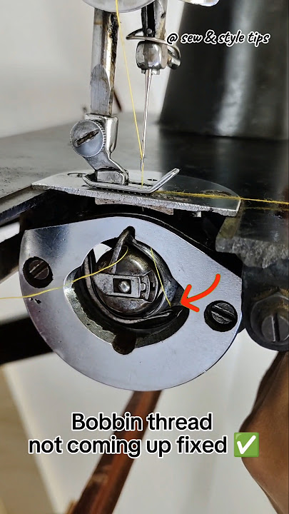 Bobbin thread not coming up problem fixed ✅ #sewingtipsandtricks #sewingmachinerepair #sewinghacks