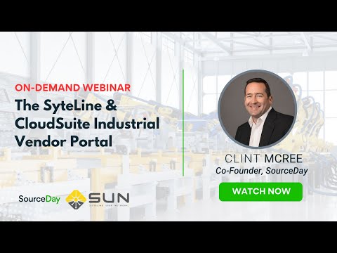 The SyteLine & CloudSuite Industrial Vendor Portal - video from SourceDay