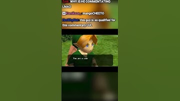 Amazing commentary #zelda #ocarinaoftime #speedrun