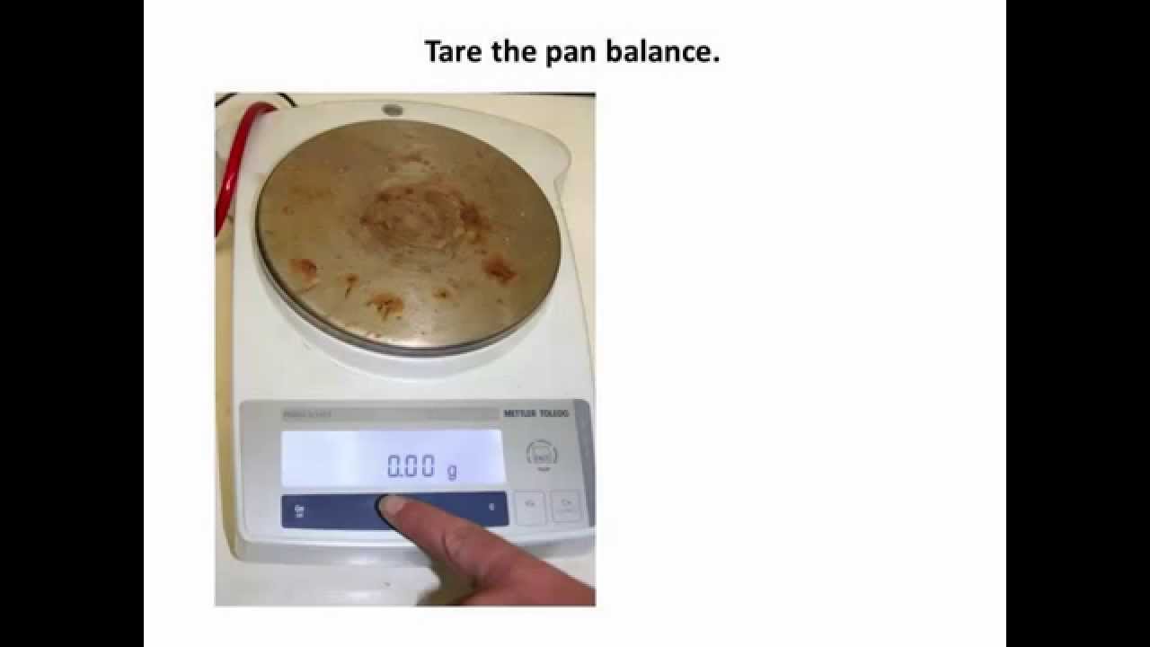 Weighing by difference YouTube