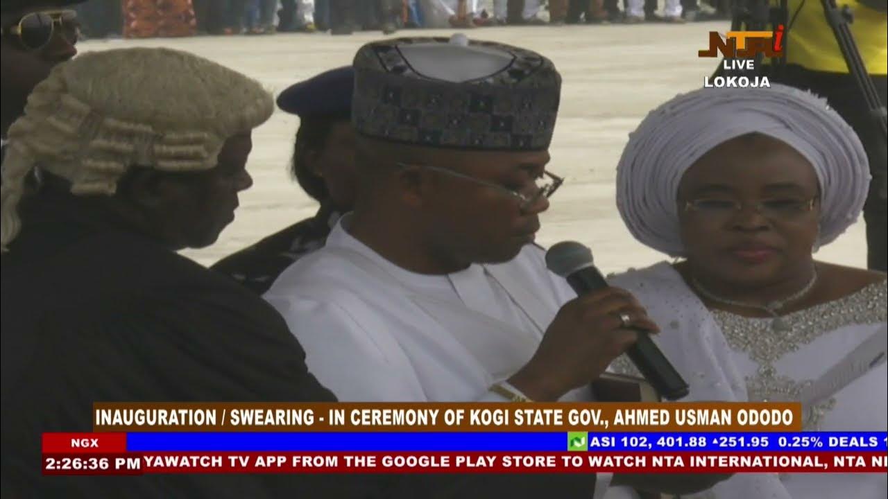 Inauguration/Swearing in Ceremony of Kogi State Gov. Ahmed Usman Ododo | 27th January 2024 | NTA