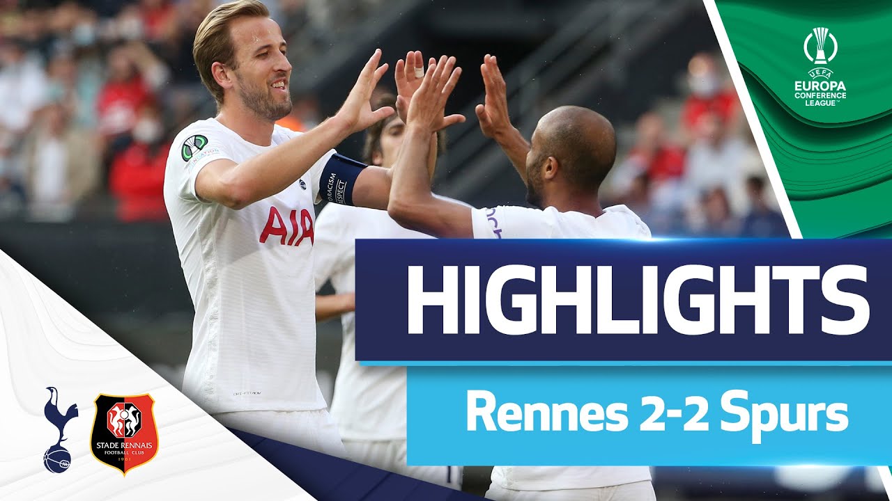 Højbjerg goal secures point in France! HIGHLIGHTS | Rennes 2-2 Spurs ...