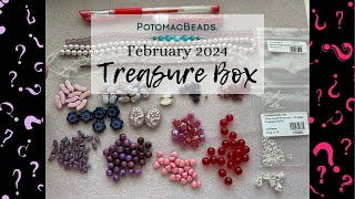 GORGEOUS February Treasure Box from Potomac Beads | Everlasting Embrace collection