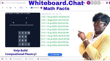 Whiteboard.Chat Short Tutorial 2.0 - Help Students Practice Their Math Facts