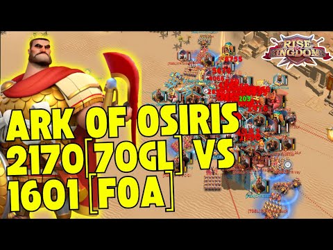 ARK OF OSIRIS 2170[70GL] vs 1601[FoA] Flying Baroness | SENGIT!!! AOO Rise Of Kingdoms ROK Indonesia