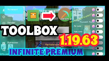 Toolbox for minecraft 1.19.63 infinite premium time 2023 [ minecraft mod menu ] Link in comment box💬