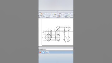 Projection of Planes: Circular Lamina #engineeringdrawing #projectionofplanes #caed #vtu