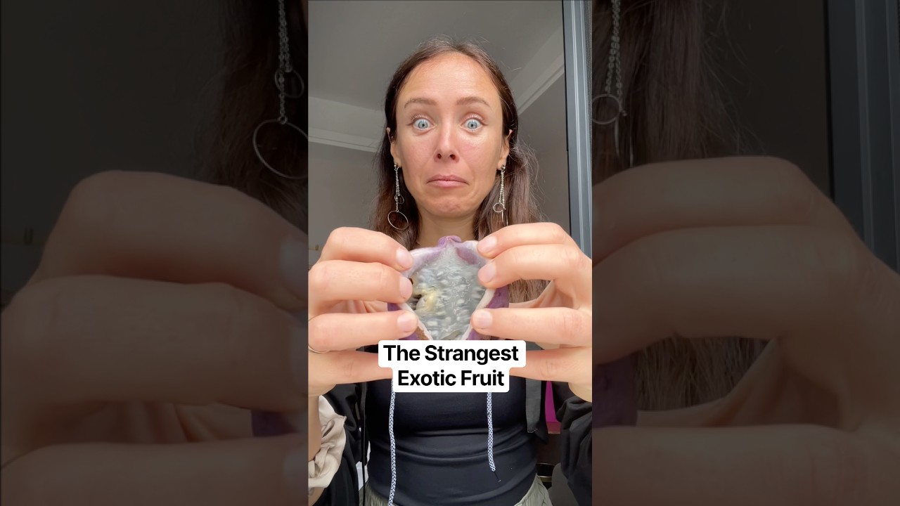 The strangest exotic fruit #fruit #tropicalfruit #exoticfruit