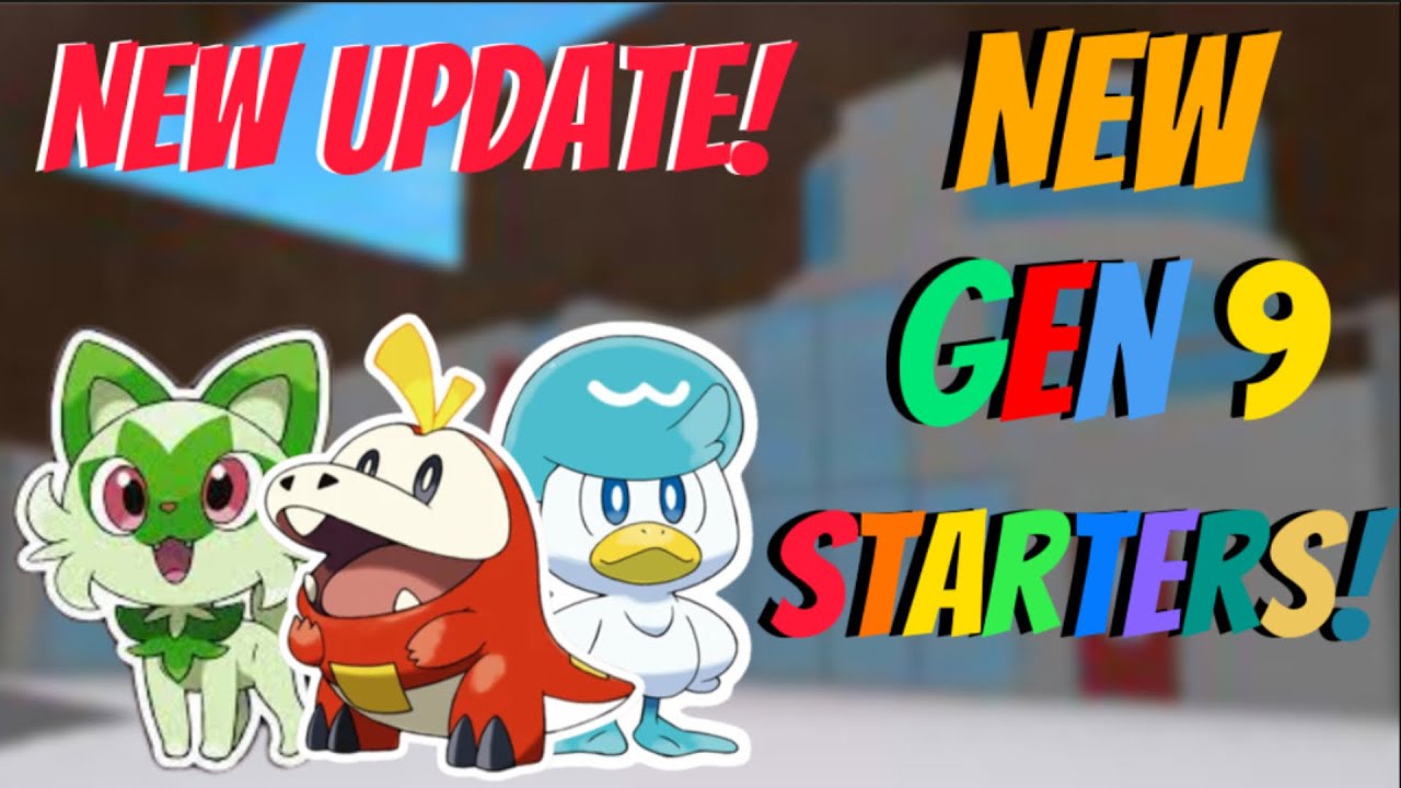 *NEW* GEN 9 POKÉMON STARTERS IN POKÉMON BRICK BRONZE 2023! Bronze