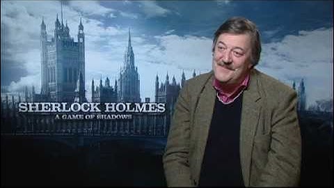 Stephen Fry on Sherlock Holmes: Game of Shadows - NEW Interview - Part 1 of 2