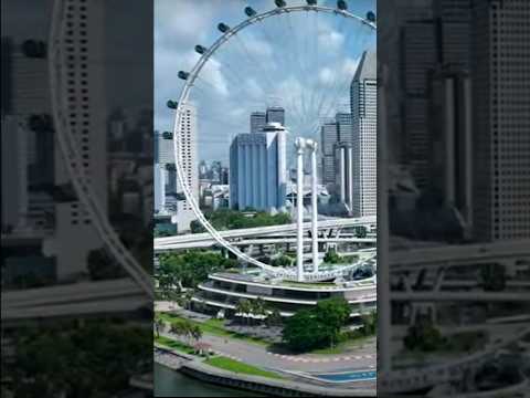 Vídeo: Imagens da Roda de Observação do Flyer de Cingapura