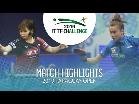 Maki Shiomi vs Bruna Takahashi | 2019 ITTF Paraguay Open Highlights (U21-Final)