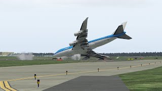 Plane Suddenly Crash After Landing 1 by BBB-Gaming 8,632 views 2 months ago 3 minutes, 20 seconds