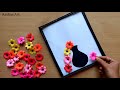 Paper Craft For Home Decoration | Wall Hanging Ideas | Paper Flower Wall Hanging | Paper Craft.