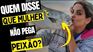 PAMPO GIGANTE NA PESCA DE PRAIA EM SC