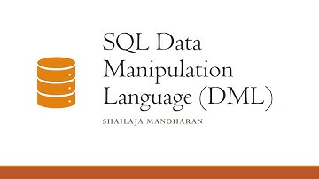 SQL Data Manipulation Language -  DML in Tamil