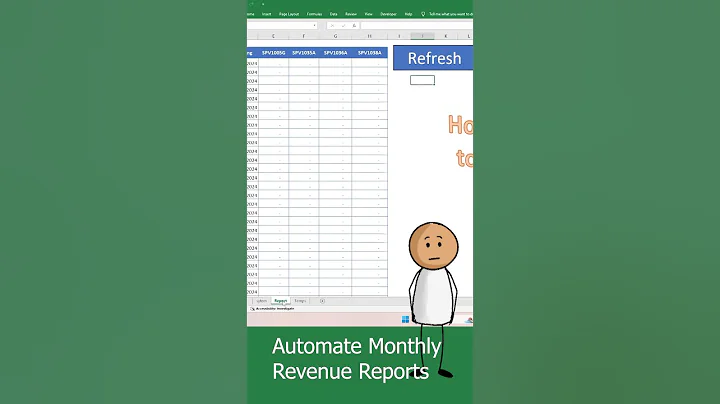 Sử dụng SQL trong Excel :Tự động tạo báo cáo doanh thu hàng tháng