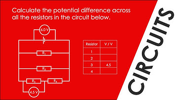 Calculating the Potential Difference Across Resistors - WORKED EXAMPLE - GCSE Physics