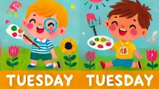 Days of week | kids song | learning video for kids #educationalvideo #kidssongs