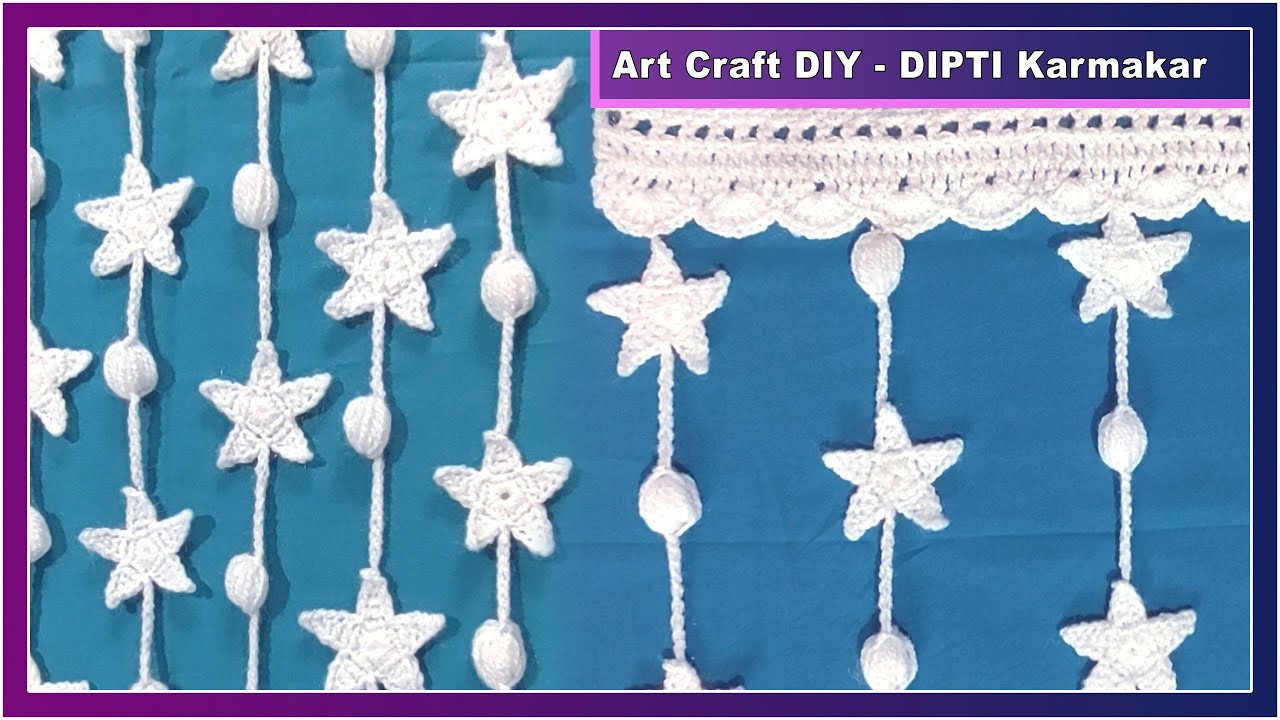 Easy Crochet Dressing Table Mirror Cover Design / क्रोशिए का ड्रेसिंग