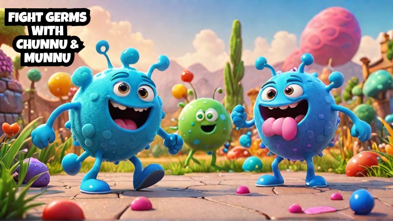 Chunnu & Munnu Fight Germs! | Hygiene Song for Kids | Stay Clean ...