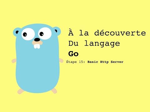 16 - Introduction à Go (golang) : Basic Http Server in Go [Niveau moyen]