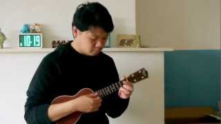 Video thumbnail of "MacGyver theme (Randy Edelman) -- ukulele cover"