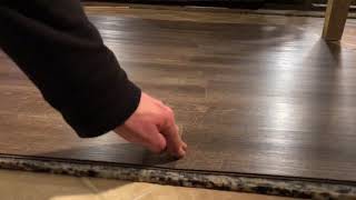 Installing Vinyl Plank Flooring Over, You Lay Carpet Over Laminate Flooring