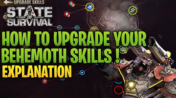 STATE OF SURVIVAL: HOW TO IMPROVE THE CRAZY SKILLS OF THE BEHEMOTH ? EXPLANATION !!