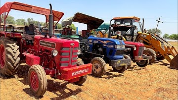 JCB 3dx Xpert Machine Loading Mahindra 475 Eicher Swaraj Tractor Stuck Mud Over Loaded Trolley | Jcb