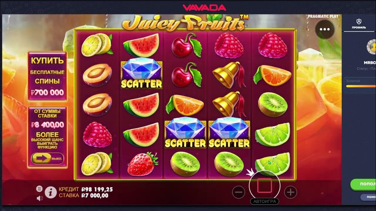 Vavada casino tragamonedas de frutas