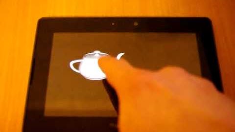 Qt/Qt3D on Blackberry Playbook