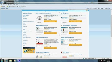 How to Change Your Search Provider Internet Explorer 8 Windows 7