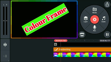 How to make PNG frame in kinemaster | Neon Border | Neon lights | full screen boarder | pixellab