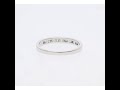 Diamond band ring in 14k 0.27 ct video