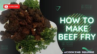 how to make beef fry at home | make beef kebab at home with only 5 ingredients @cookingsquare2450