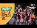 Team USA v Puerto Rico - Basketball Qtr.-Final Barcelona 1992 - Condensed Game | Throwback Thursday