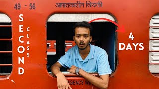 INDIA’S LONGEST TRAIN JOURNEY in GENERAL ClASS😱 (4 Days inside Train )