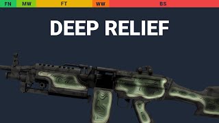 M249 Deep Relief - Skin Float And Wear Preview