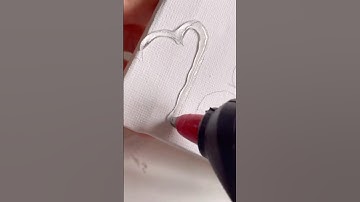 Simple Wall Art 🎨 | DIY Glue Gun Art Idea