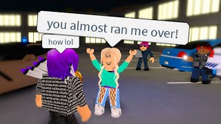 CRAZY Lady Got MAD At Me For No Reason For The Third TIME! She Called The COPS On Me! (Roblox)