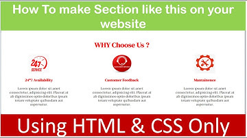 How to Align Divs. Side by Side  || Split Screen into 3 sections Using HTML & CSS Only