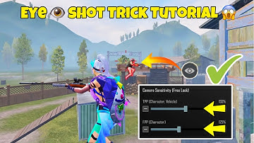 BEST EYE-SHOT SETTING AND SENSITIVITY + TUTORIAL IN 2025 🔥 #bgmi